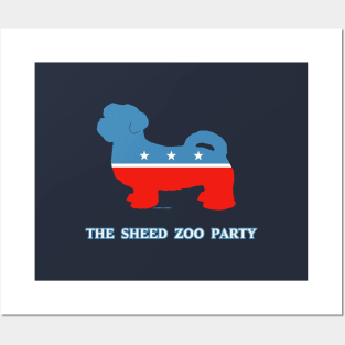 The Sheed Zoo Party aka the Shih Tzu Party Posters and Art